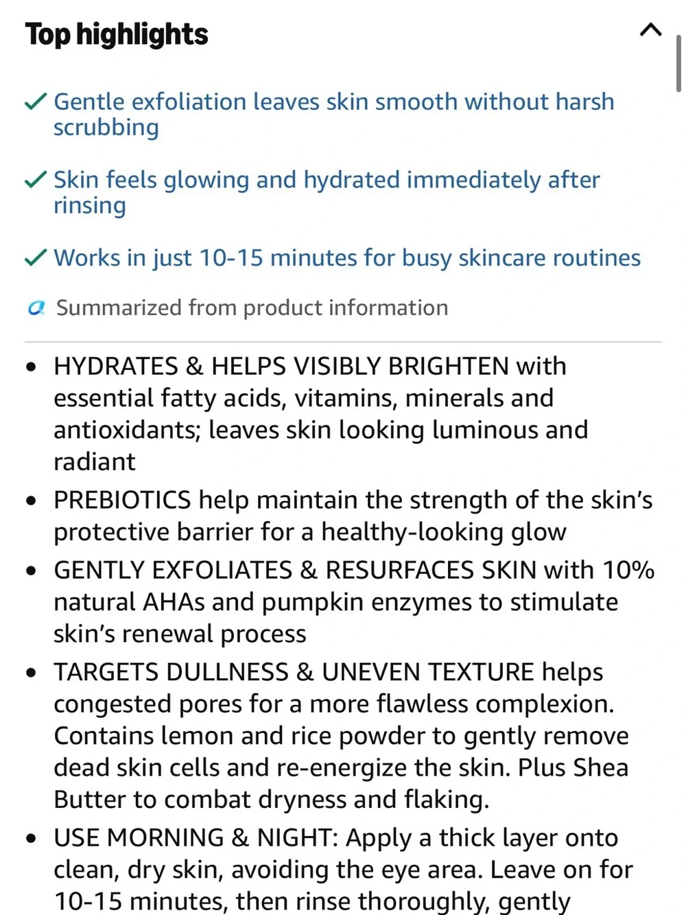 bliss Pumpkin Powerhouse Resurfacing & Exfoliating Mask — Orange